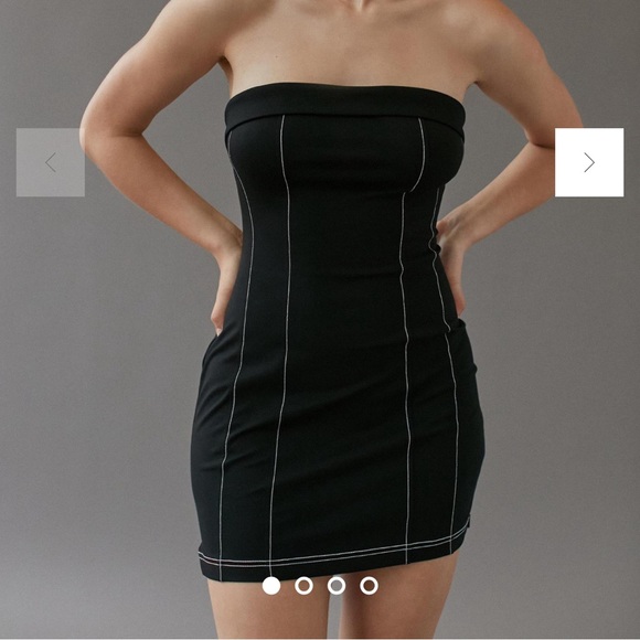 Urban Outfitters Black Strapless Dress - Picture 7 of 7